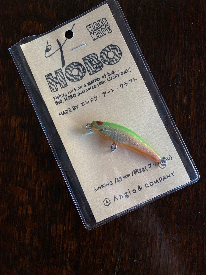 新品未開封 Anglo＆company HOBO 45S ハンドメイドミノー