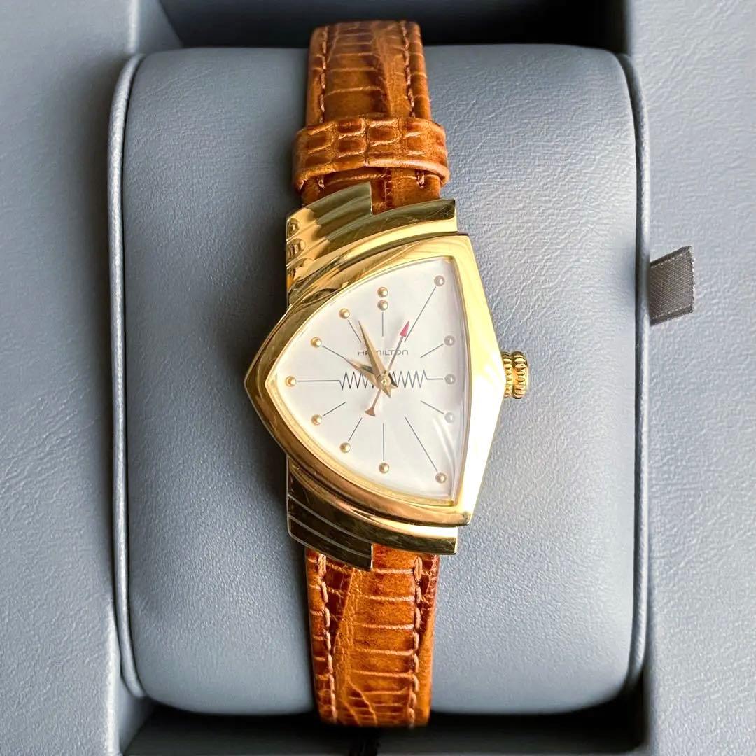 【美品】ハミルトン ベンチュラ QUARTZ レディース