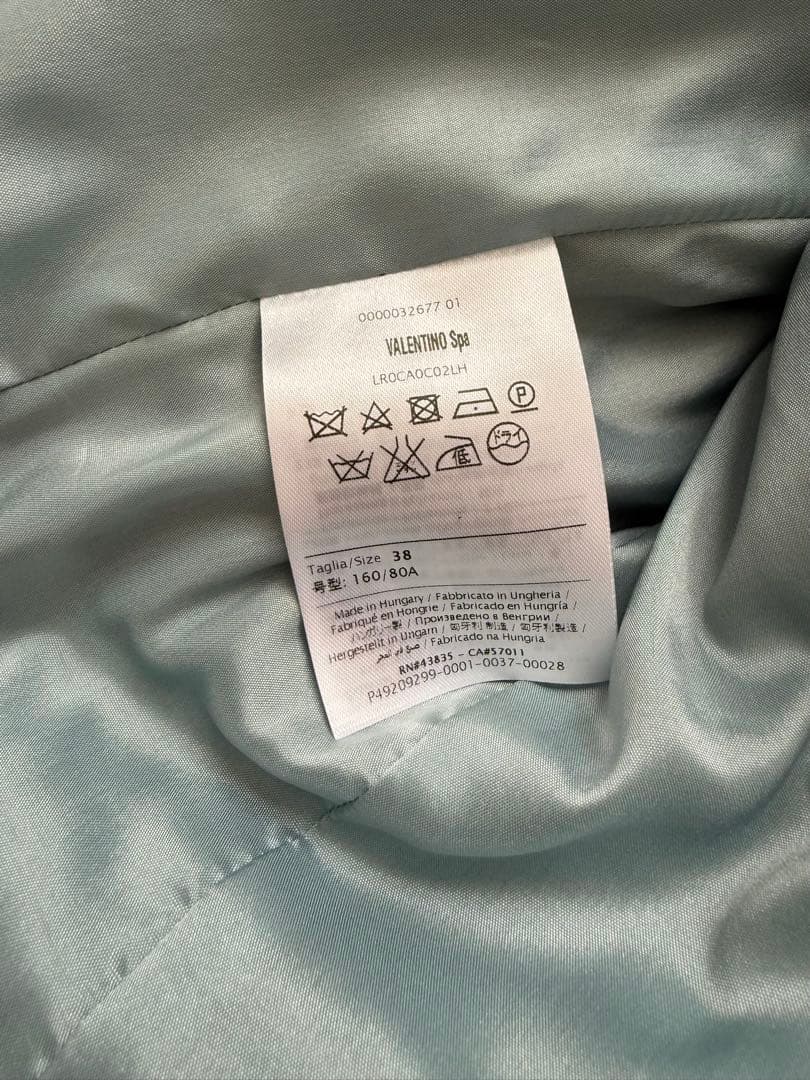 RED VALENTINO ライトブルー ロングコート