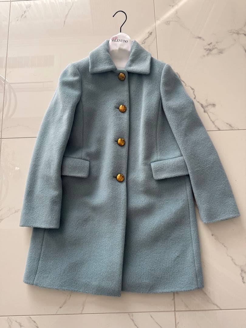 RED VALENTINO ライトブルー ロングコート