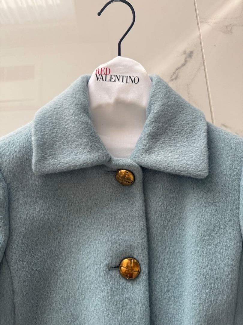 RED VALENTINO ライトブルー ロングコート
