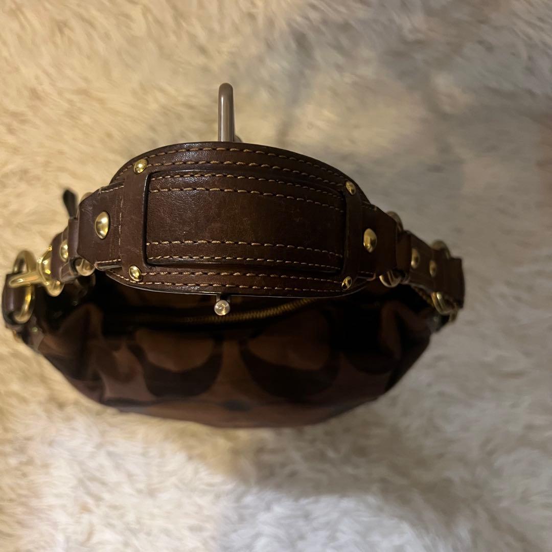 【希少極美品】COACH コーチ ターンロック シグネチャー ワンショルダー