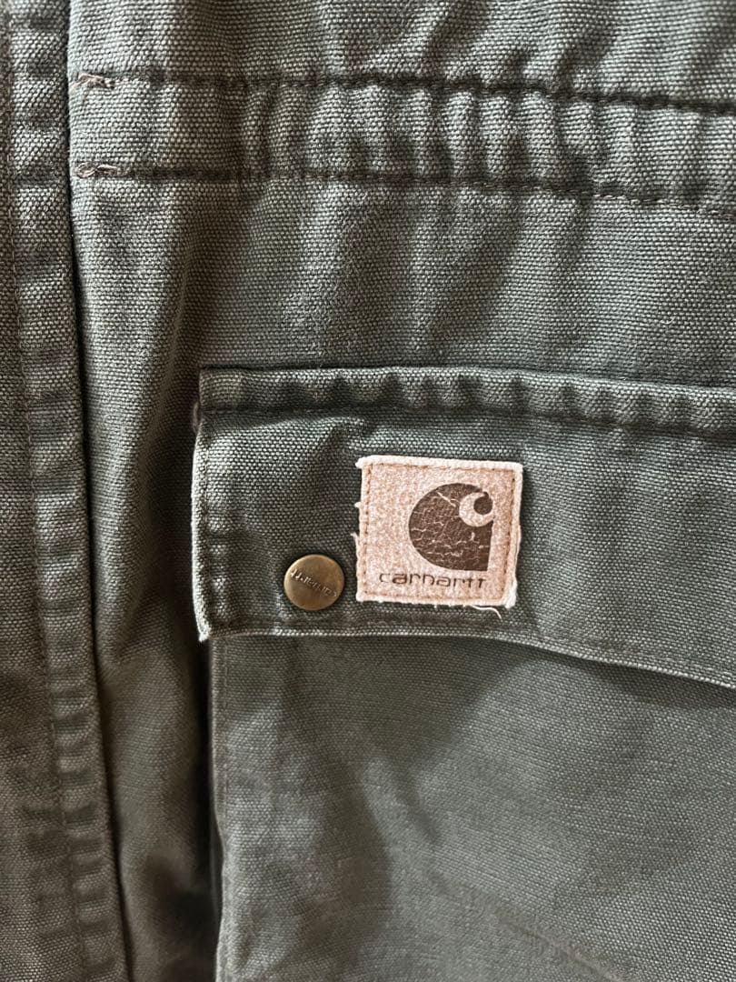 90s Carhartt USA製 ジャケット XL カーハート レアカラー 緑