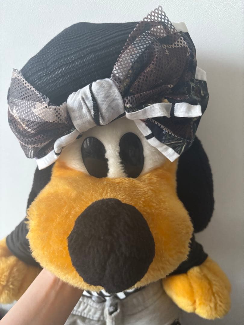 CA4LA 麦わら ベレー帽 リボン