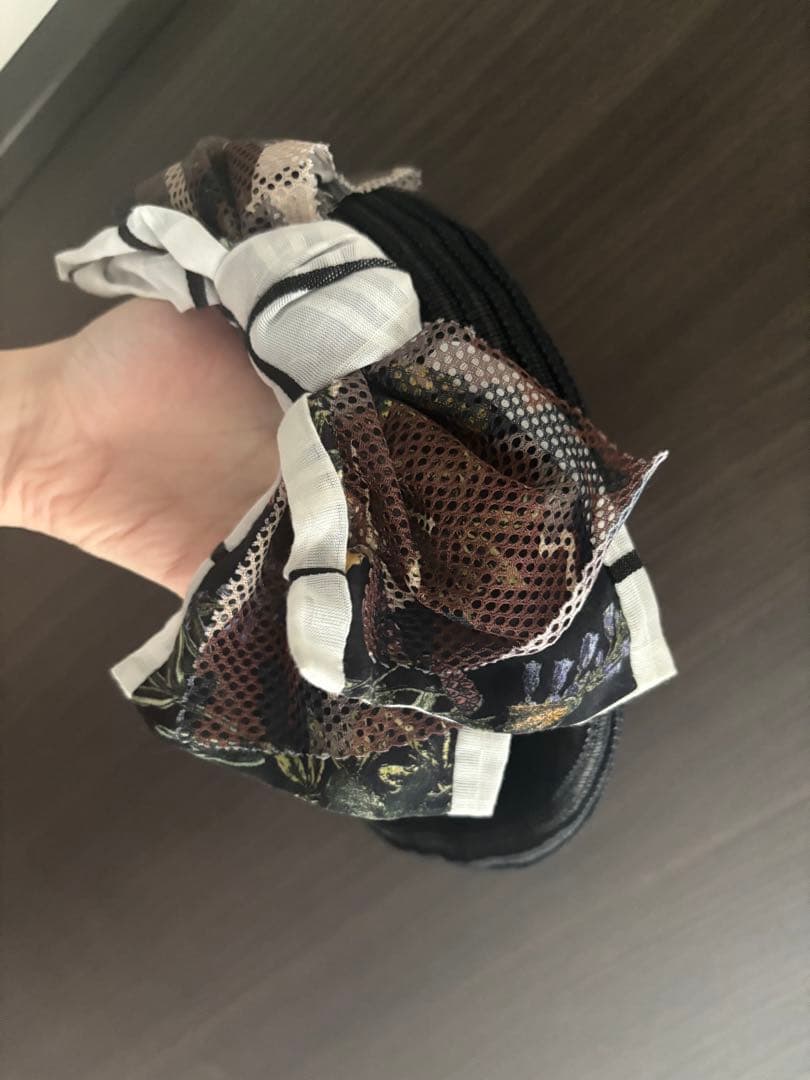 CA4LA 麦わら ベレー帽 リボン