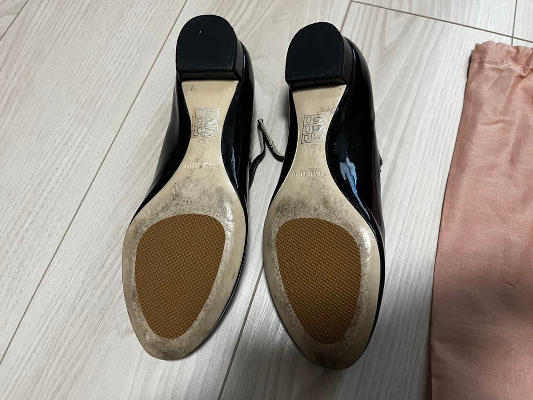 正規品MIU MIUメリージェーン フラットシューズ