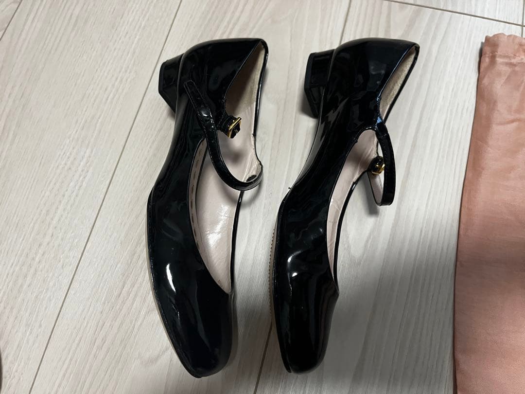 正規品MIU MIUメリージェーン フラットシューズ