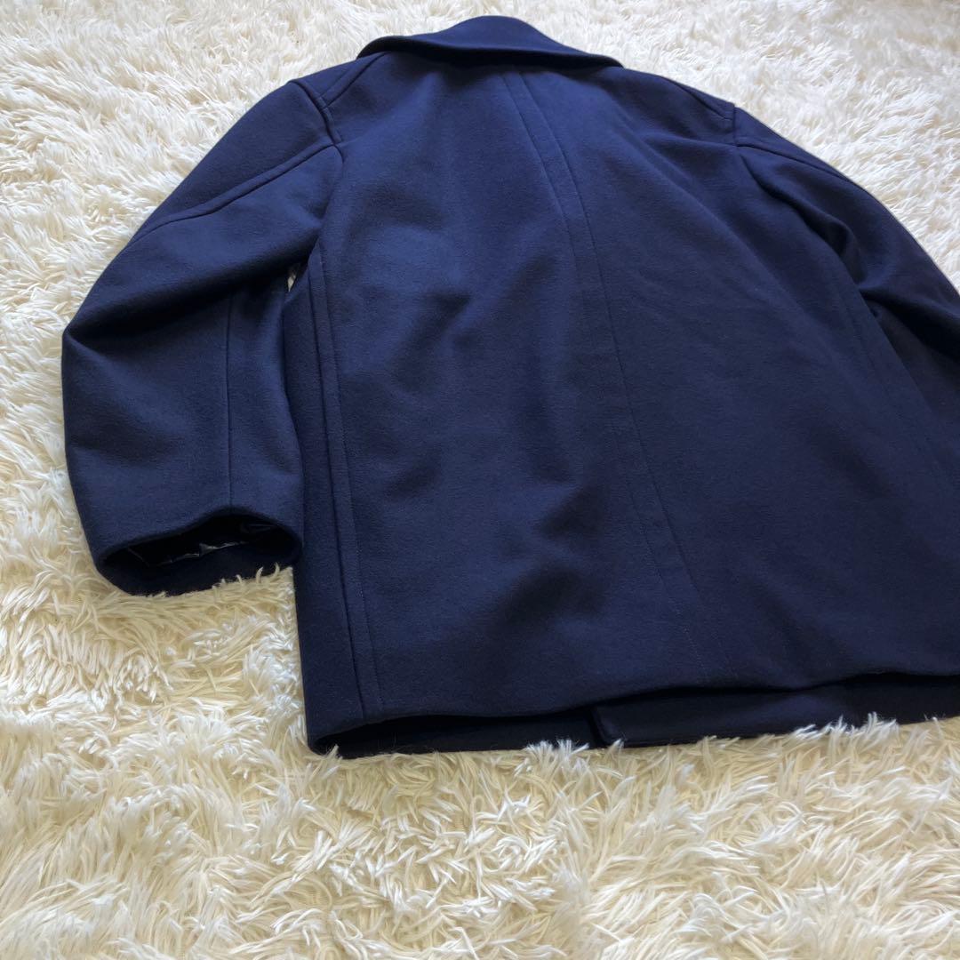 未使用に近い Uniqlo +J ウールブレンドオーバーサイズピーコート