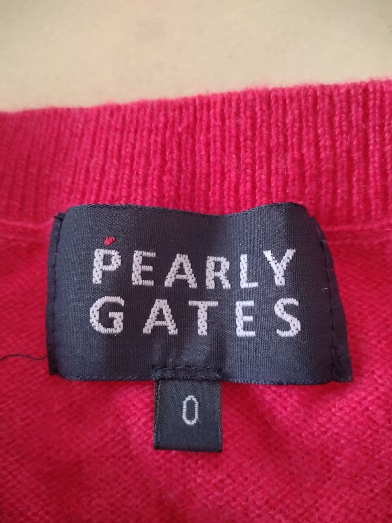 パーリーゲイツ　カシミアニット セーター　 サイズ0レディース