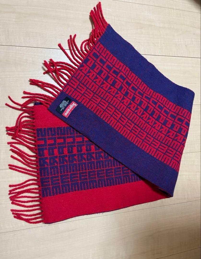Supreme 18AW logo scarf マフラー