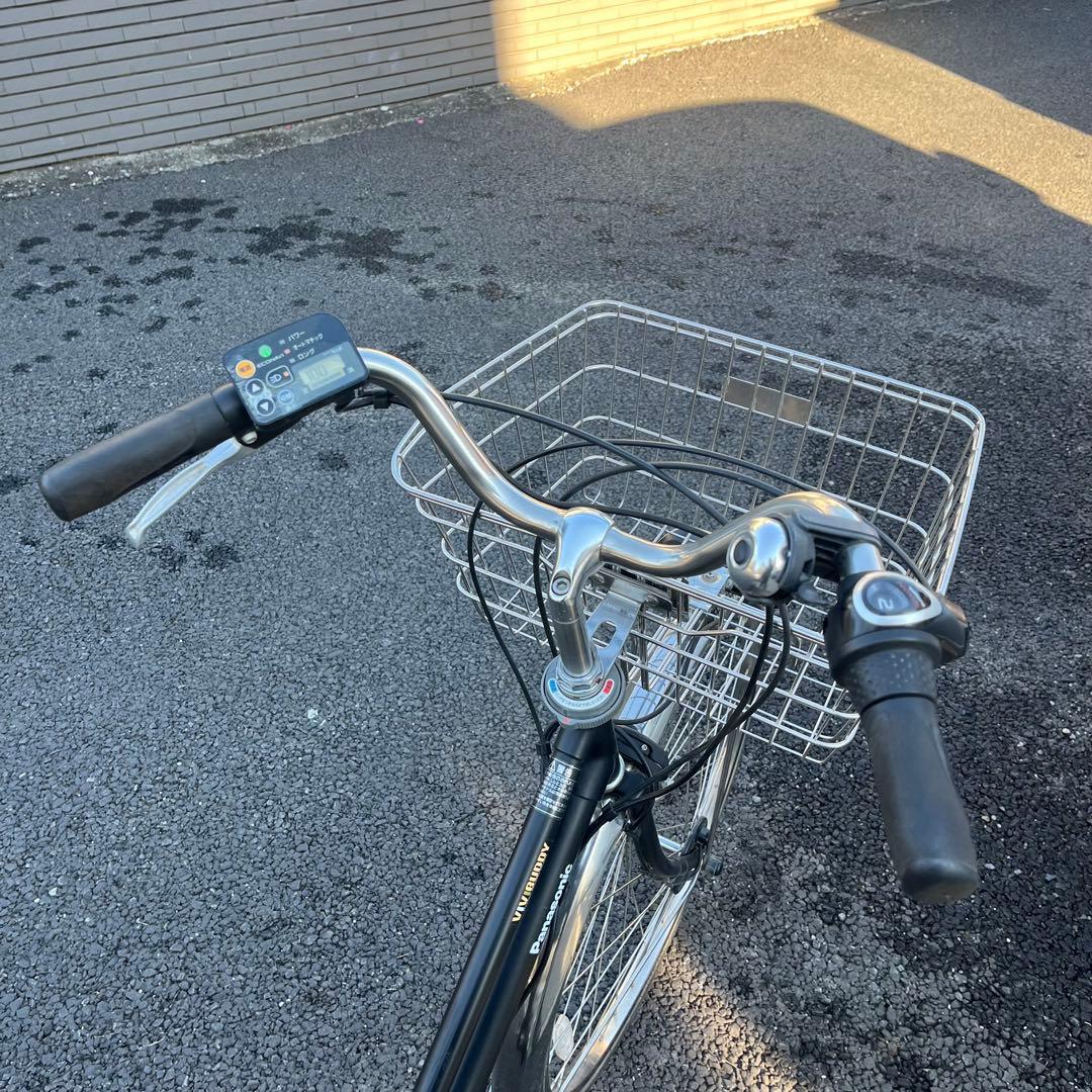 【引き取り限定】Panasonic 自転車 ビビ バディ 26インチ 前カゴ付