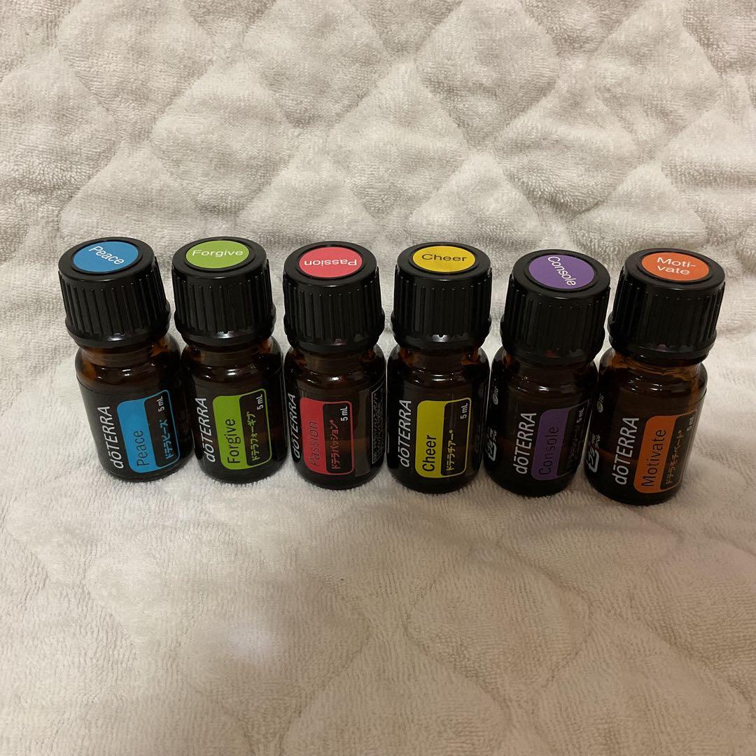 【開封済み】doTERRA エッセンシャルオイル （感情のオイル）6本セット