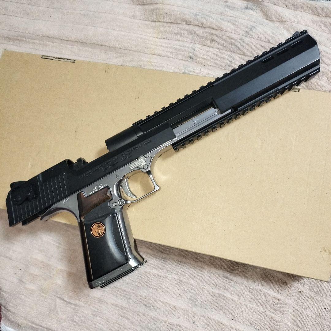 マルイデザートイーグル ライラック10インチバレルカスタムブラック/シルバー