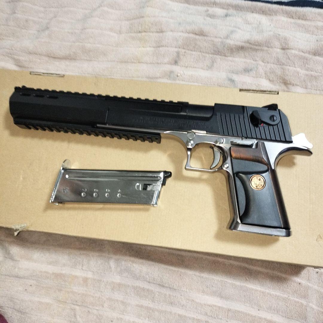 マルイデザートイーグル ライラック10インチバレルカスタムブラック/シルバー