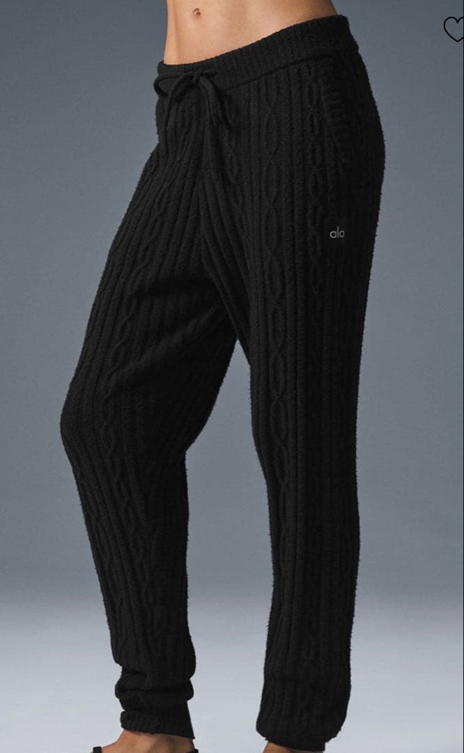 【新品未使用】Alo Cable Knit Winter Bliss Pant