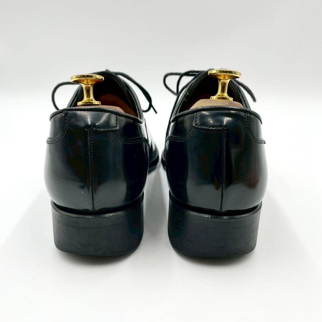 リーガル ストレートチップ 黒 25cm ビジネスシューズ 日本製 Y1259