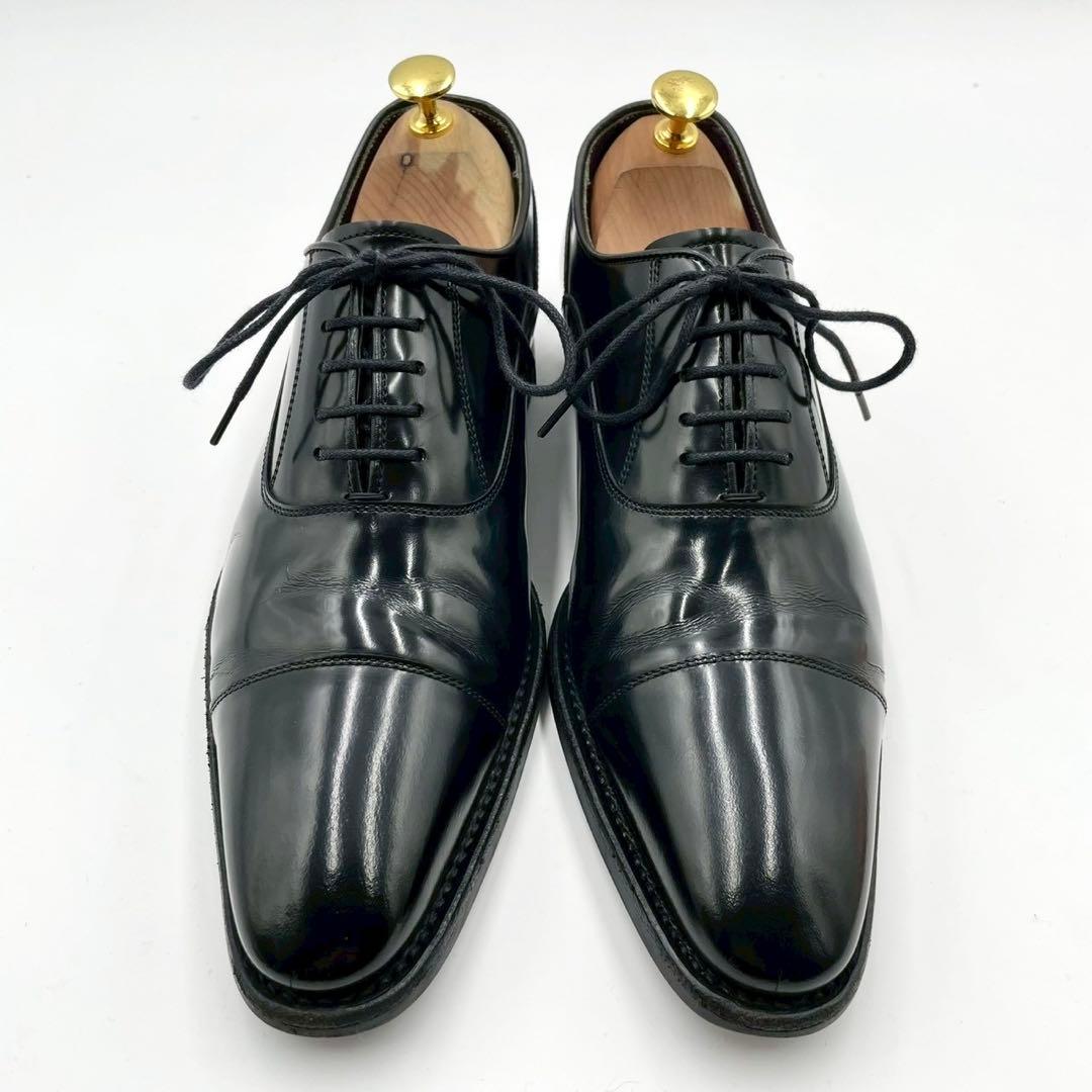 リーガル ストレートチップ 黒 25cm ビジネスシューズ 日本製 Y1259