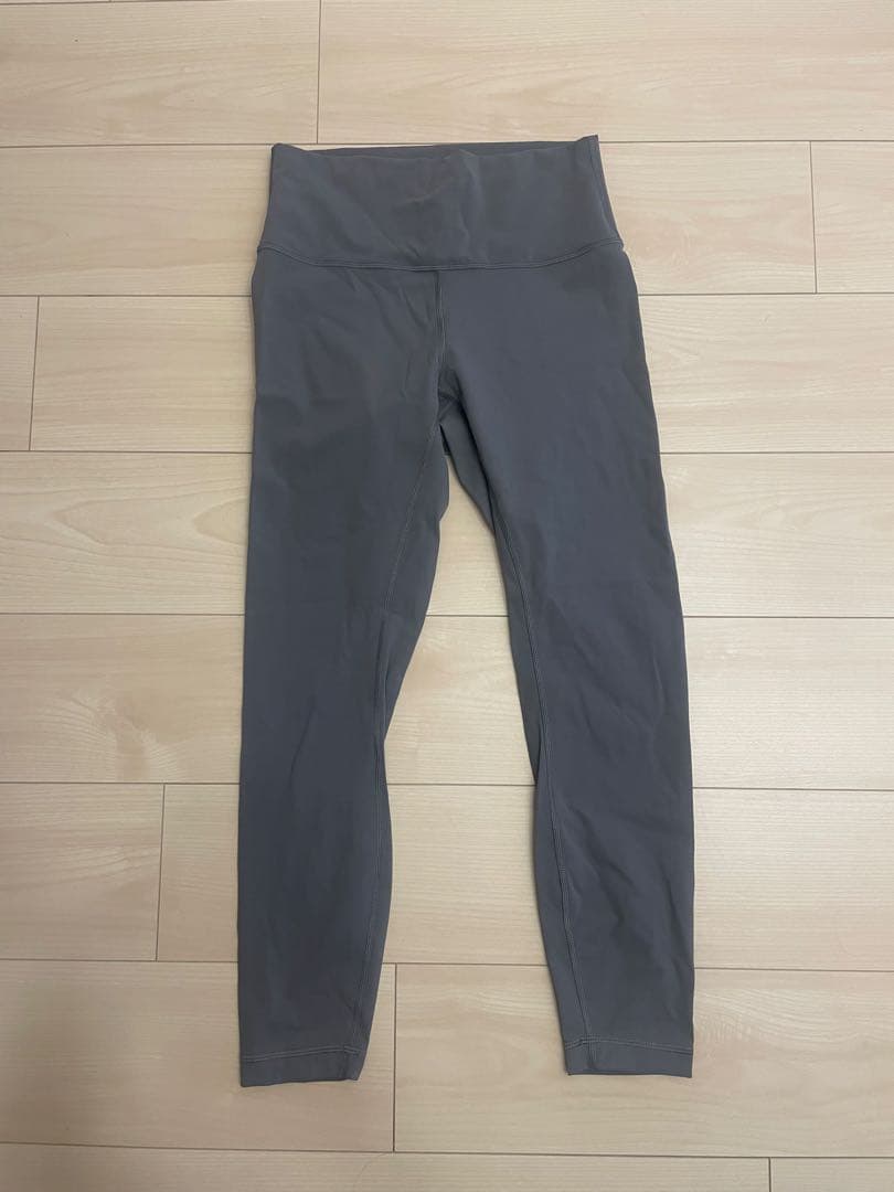 lululemon グレー ハイウエスト ヨガパンツ M