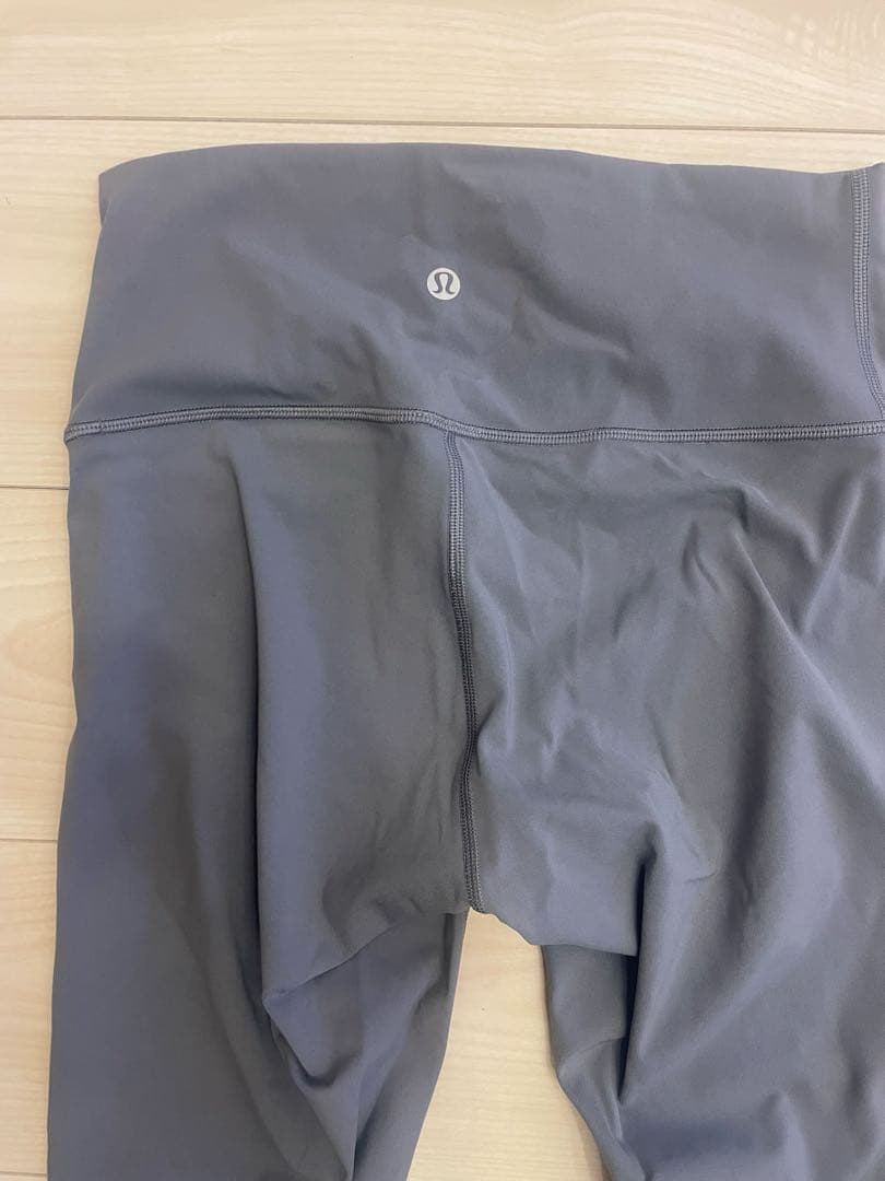 lululemon グレー ハイウエスト ヨガパンツ M