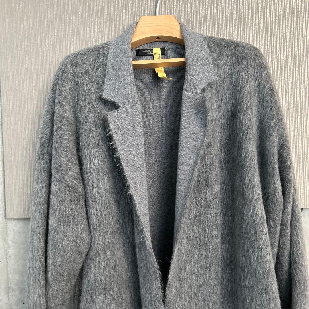 【美品】MAXMARA WEEKENDモヘア混二ットコート