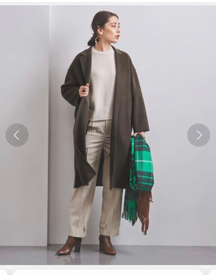 ＜UNITED ARROWS＞W/N リバー テーラード コート W †