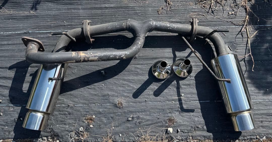 トヨタ86/スバルBRZ ARスポーツマフラー サイレンサー付き