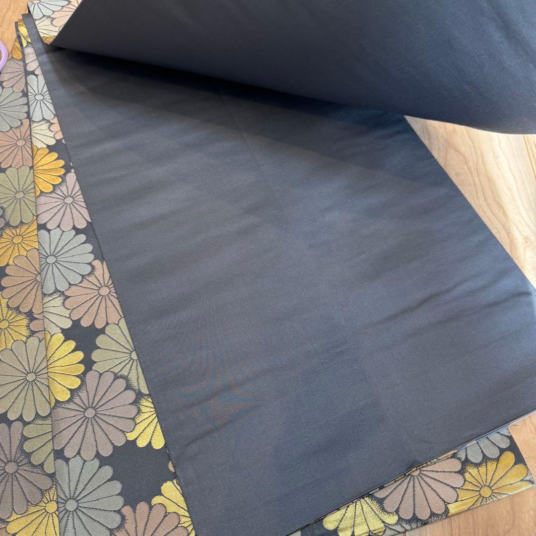 超美品　西陣織 陰山織物　箔屋清兵衛 六通　袋帯 草木染　袋帯　着物　443