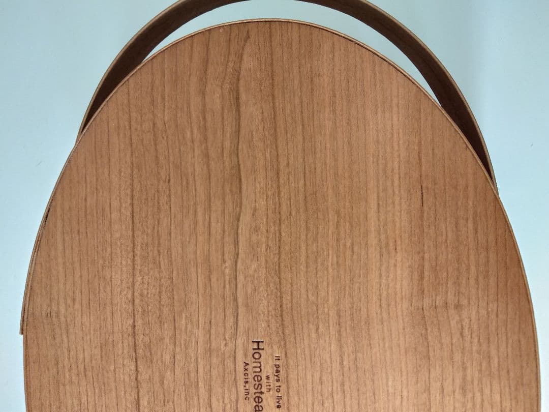 オーバルボックス　チェリー材