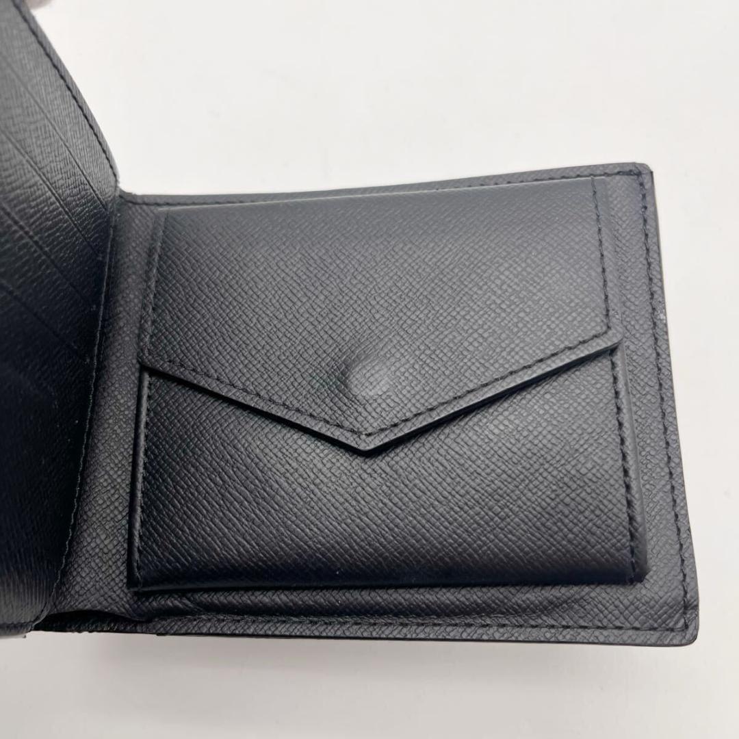 ルイ ヴィトン モノグラム エクリプス 二つ折り財布　 ポルトフォイユマルコNM