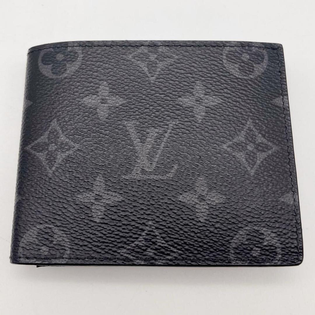 ルイ ヴィトン モノグラム エクリプス 二つ折り財布　 ポルトフォイユマルコNM