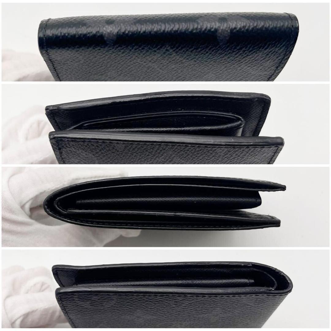 ルイ ヴィトン モノグラム エクリプス 二つ折り財布　 ポルトフォイユマルコNM