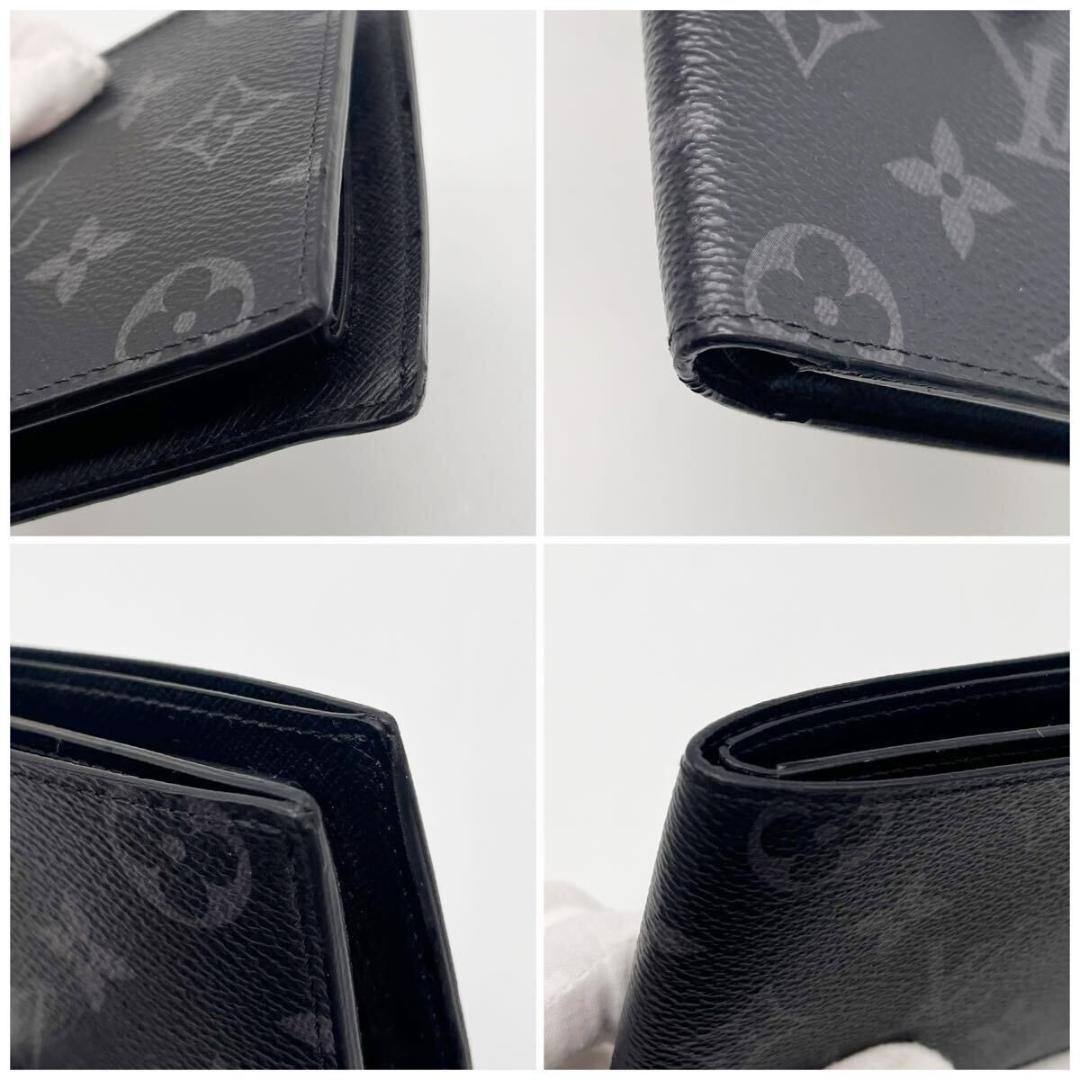 ルイ ヴィトン モノグラム エクリプス 二つ折り財布　 ポルトフォイユマルコNM