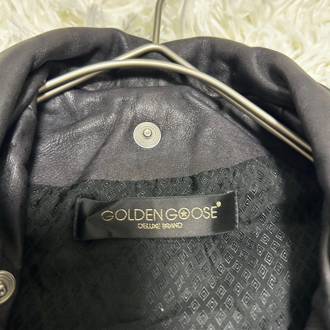 特価 ゴールデングース ダブル ライダースジャケット 牛革 レザー 本革 XS