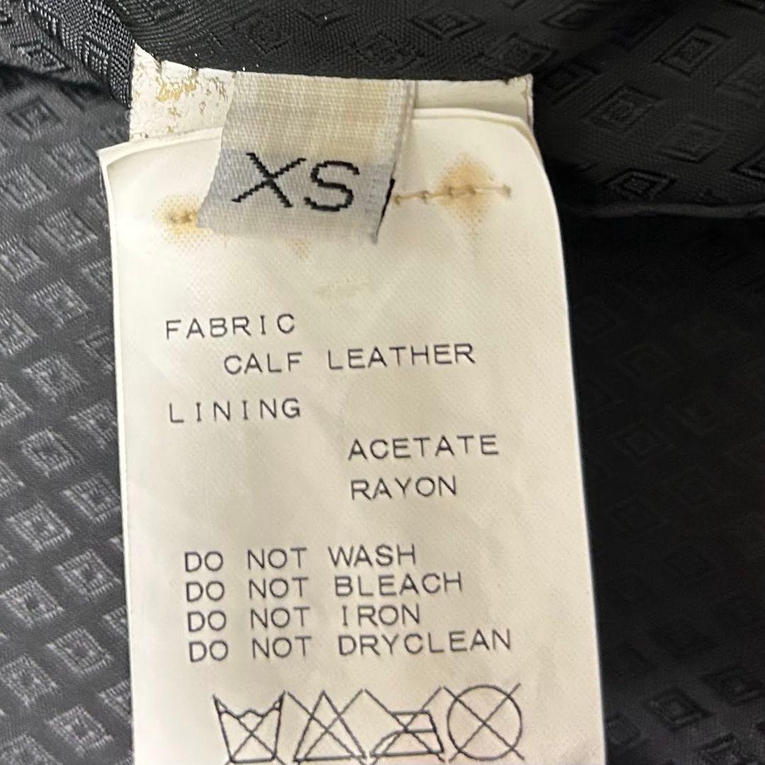 特価 ゴールデングース ダブル ライダースジャケット 牛革 レザー 本革 XS