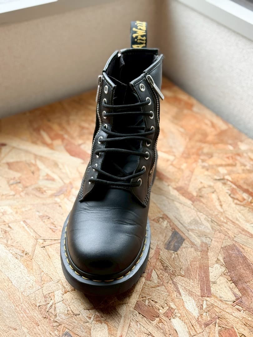 ドクターマーチン 1460 ZIP 8ホール ブーツ UK8 ブラック