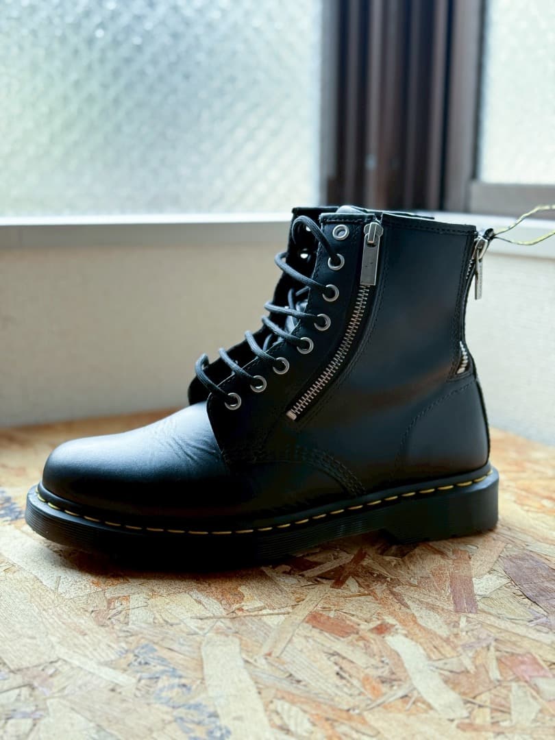 ドクターマーチン 1460 ZIP 8ホール ブーツ UK8 ブラック