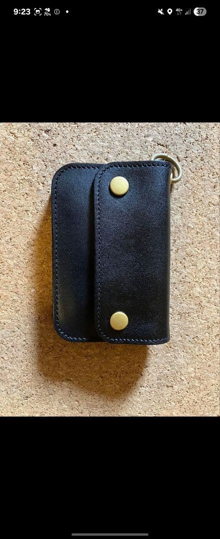 美品 b3labo 栃木レザー ミニウォレット