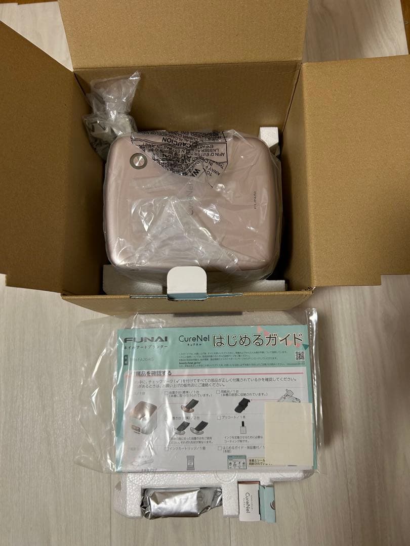 未使用品　キュアネル　CureNel　ネイルアートプリンター　FUNAI