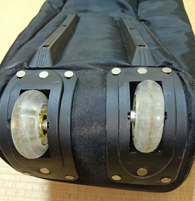 OGASAKA オガサカ スキー 2台 収納 ケース 迷彩 Lサイズ 中古品