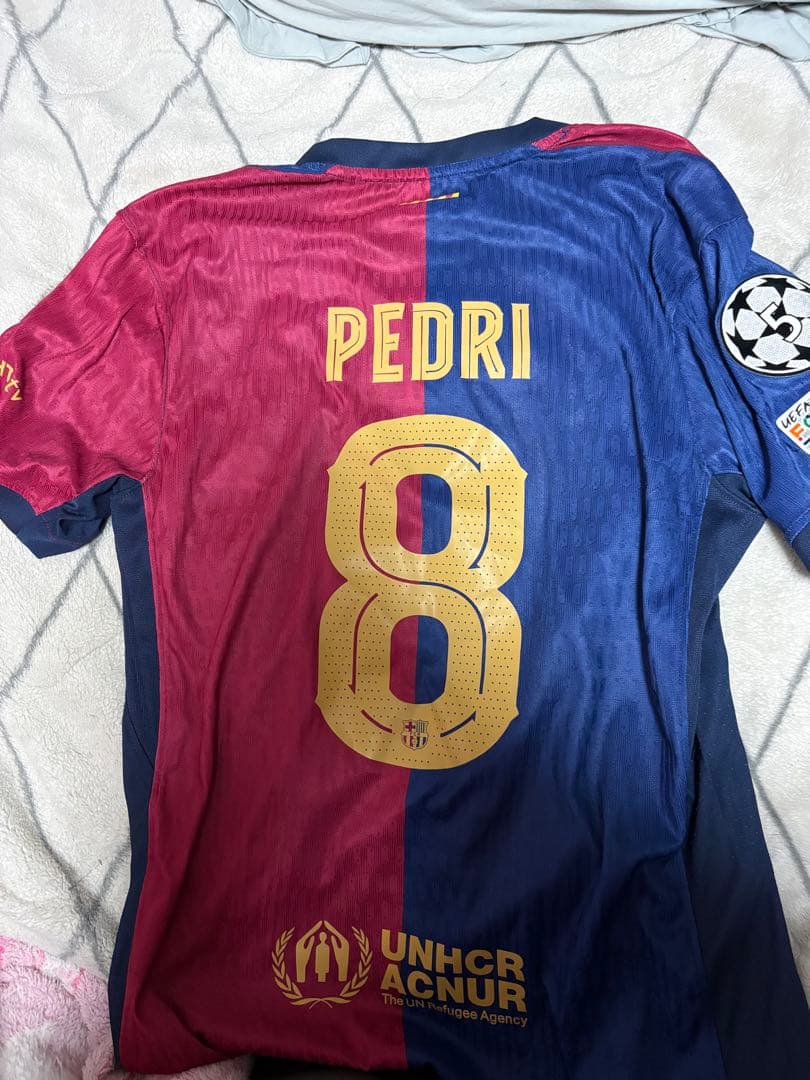 FC Barcelona PEDRI 8 チャンピオンズリーグシャツ