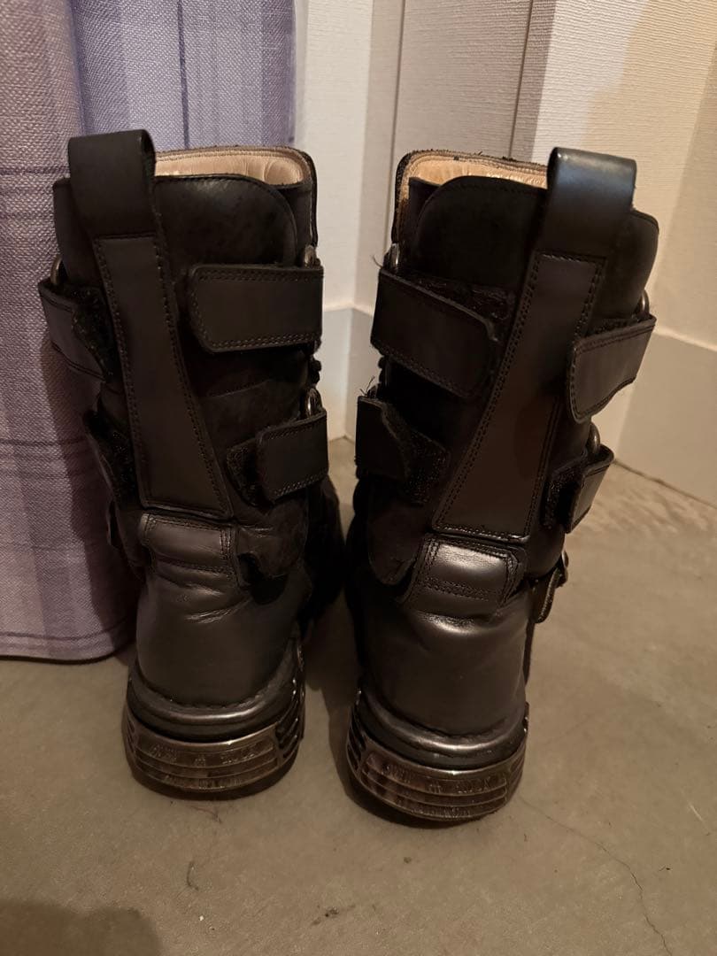 NEWROCK ニューロック ブーツ EU40 25cm 厚底 ブラック