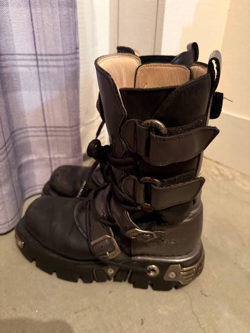 NEWROCK ニューロック ブーツ EU40 25cm 厚底 ブラック