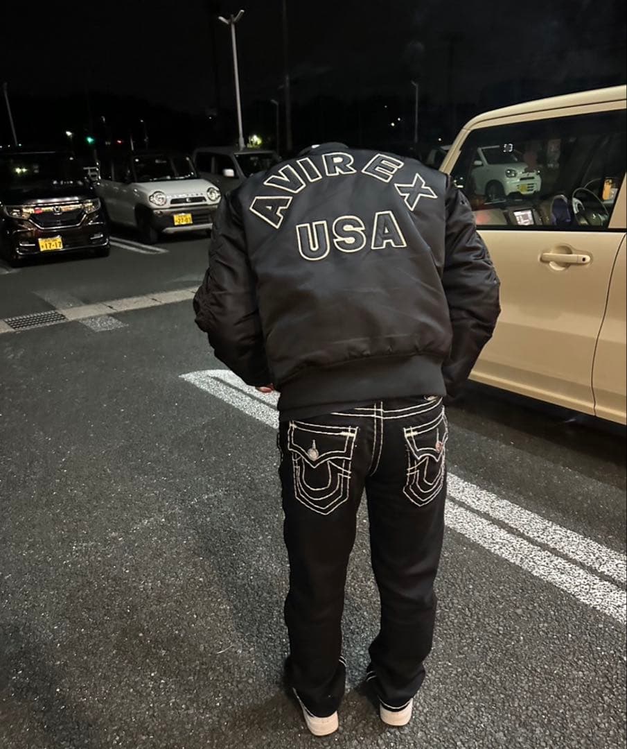 AVIREX MA-1 黒 BLACK