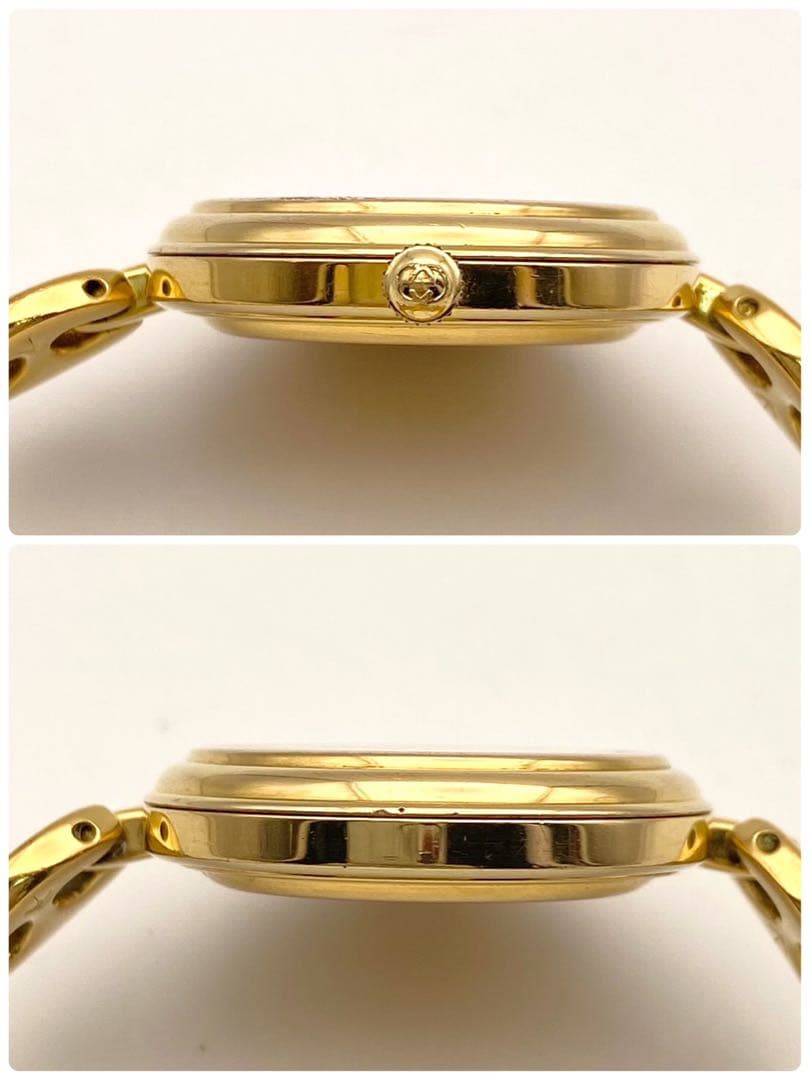 【稼働品】GUCCI グッチ チェンジベゼル クォーツ 腕時計 7色ベゼル