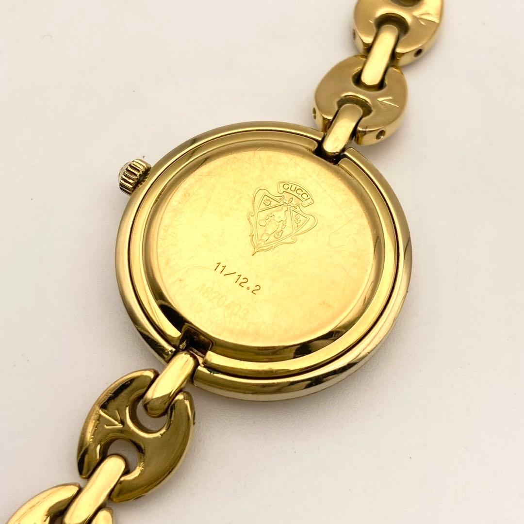 【稼働品】GUCCI グッチ チェンジベゼル クォーツ 腕時計 7色ベゼル