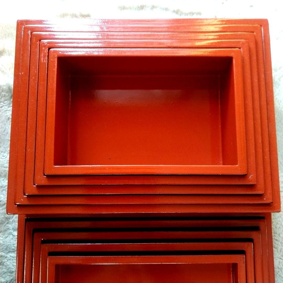 切溜 きりだめ 五段入れ子 栄重 さかえ重 5段重箱 木製 漆器