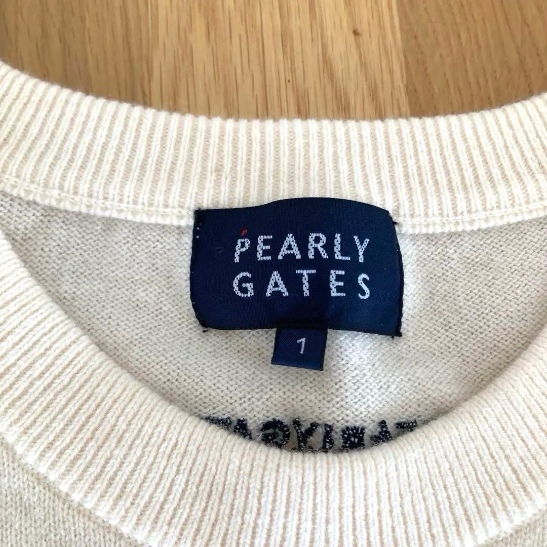 パーリーゲイツ　長袖セーター　カシミア混