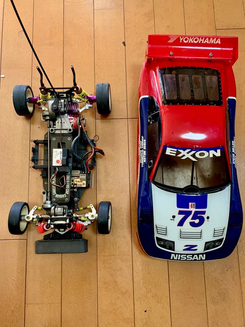 田宮TA02フルモデファイドNissan Z EXON 75 ラジコンカー