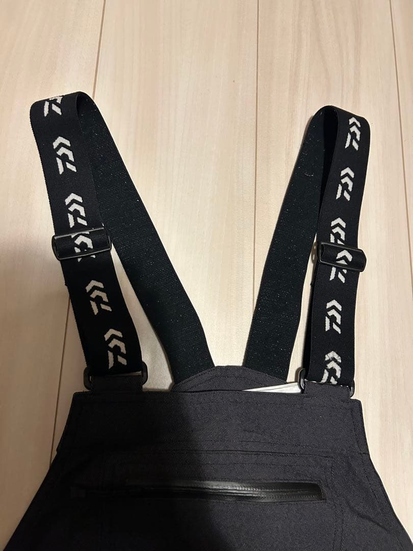 ダイワ ビブ パンツ レイン ブラックデニム DR 52420P