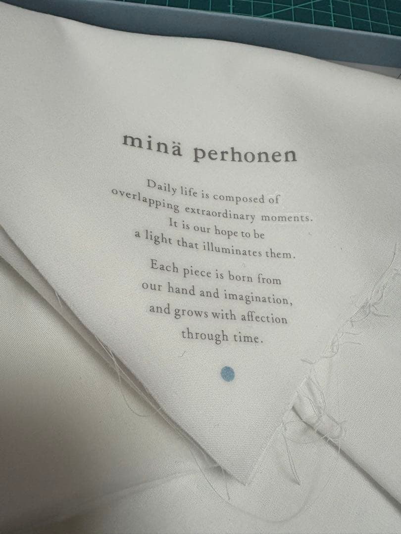 enkeli　30周年記念プレート　ミナペルホネン ノベルティ